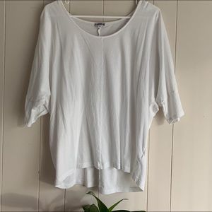 Slouchy gently used comfy white shirt from Express
